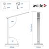 Avide LED Scott asztali lámpa, fehér, 12W