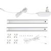 Avide LED Szalag Szekrény Lámpa 9W 4000K,  2X60cm + Szenzor
