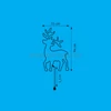Home LED-es neon light figura, szarvas