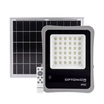Optonica LED napelemes reflektor 15W, 1200lm, hideg fehér, 6000K 