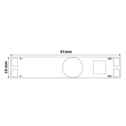 Avide LED Szalag 12V-24V 96W Alu Profil Mini Vezérlő Mozgásérzékelő szenzorral