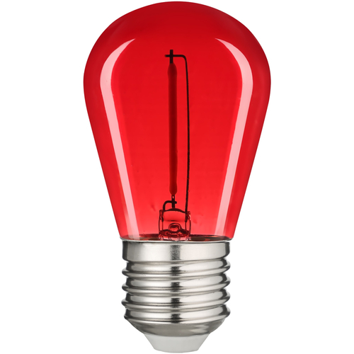Avide Dekor LED Filament 0.6W, E27, Piros