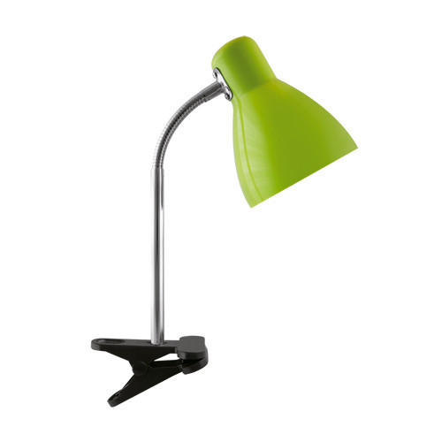 Strühm Kati asztali lámpa, E27, zöld, clips