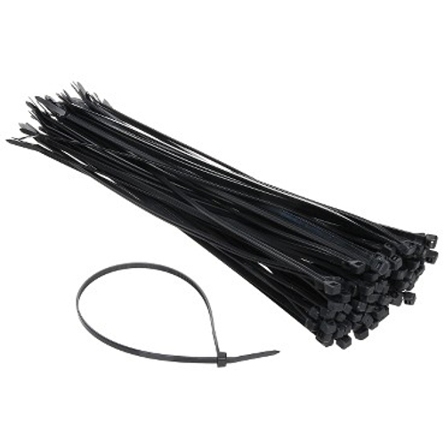 Weidmüller kábelkötegelő, 290x4,8mm, fekete, 100 db/csomag