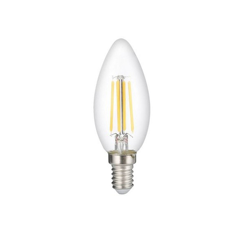 Optonica LED Filament izzó 6W, E14, nappali fehér, 730lm, 4500K