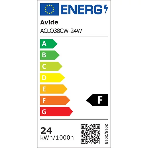 Avide LED Lámpa Cordelia 24W, hideg fehér 6400K