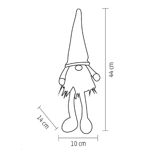 Home LED-es lógó lábú manó, melegfehér