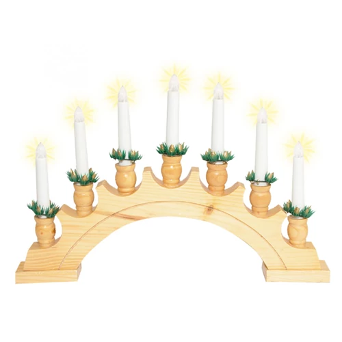 Home gyertyapiramis, meleg fehér