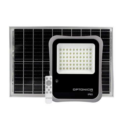 Optonica LED napelemes reflektor 30W, 2400lm, hideg fehér, 6000K 