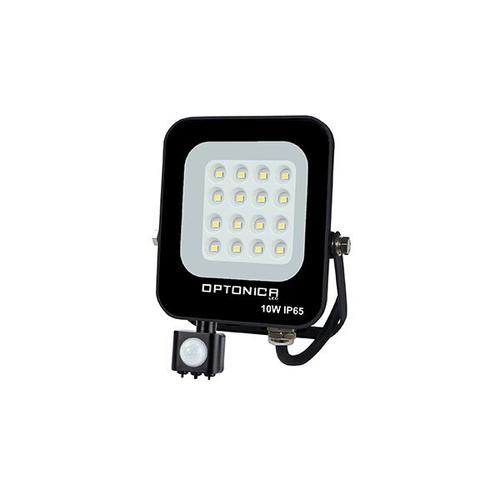 Optonica LED Reflektor 10W, mozgásérzékelő, 900lm, nappali fehér, 4500K, IP65 
