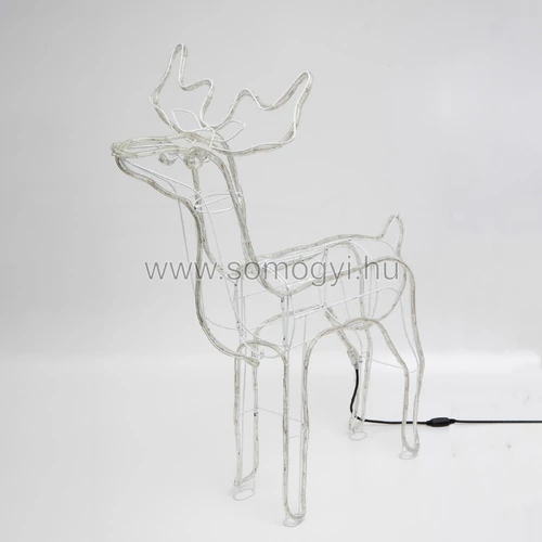 Home LED-es 3D-s rope figura, szarvas
